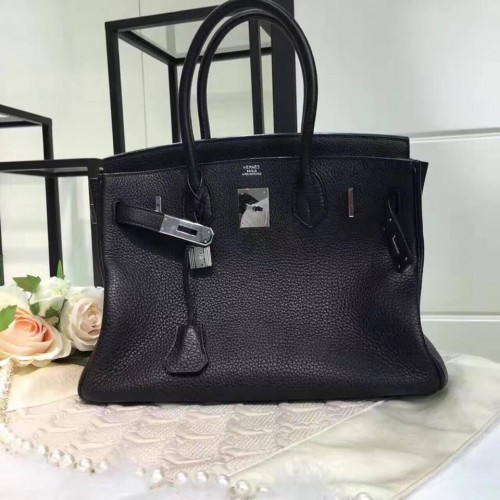 Hermes birkin 30cm original togo leather black